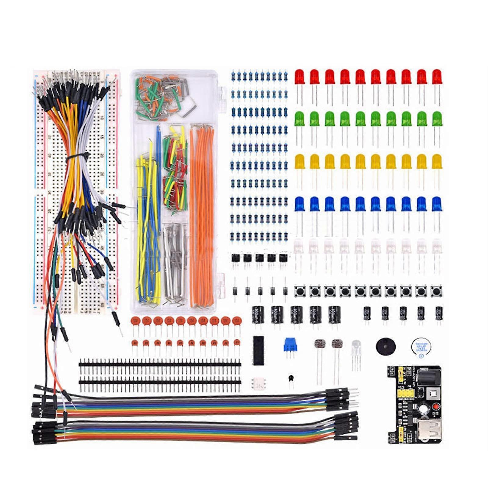 UNO R3 Component Starter Kit With 830 Tie-Points Breadboard, Arduino MEGA 2560 Compatible