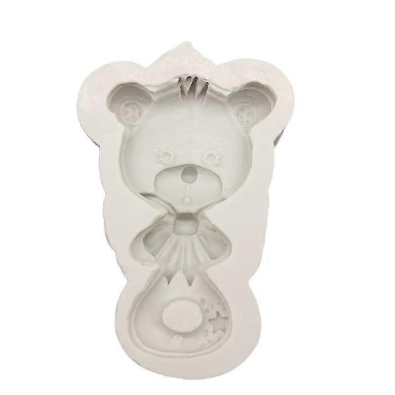 Heat Resistant Chocolate Mold Multi-purpose Silicone Creative Bear Shape Dessert Mold Kitchen Tools