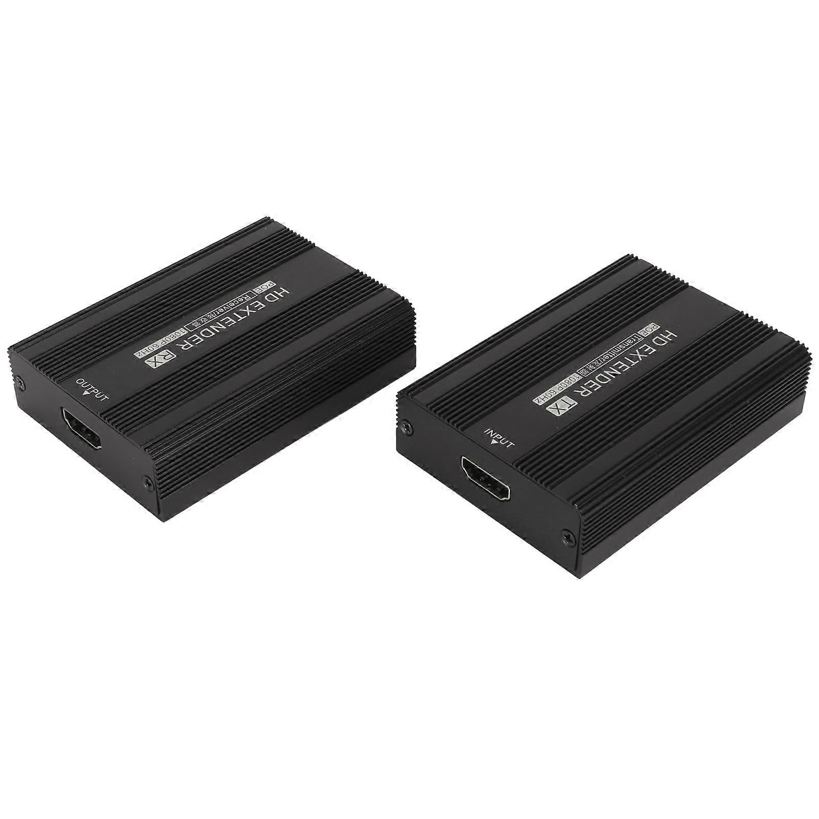 HD Multimedia Interface Extender 656ft 1080P Distortion Free POE Single Power Over Ethernet Cat 6 Extender