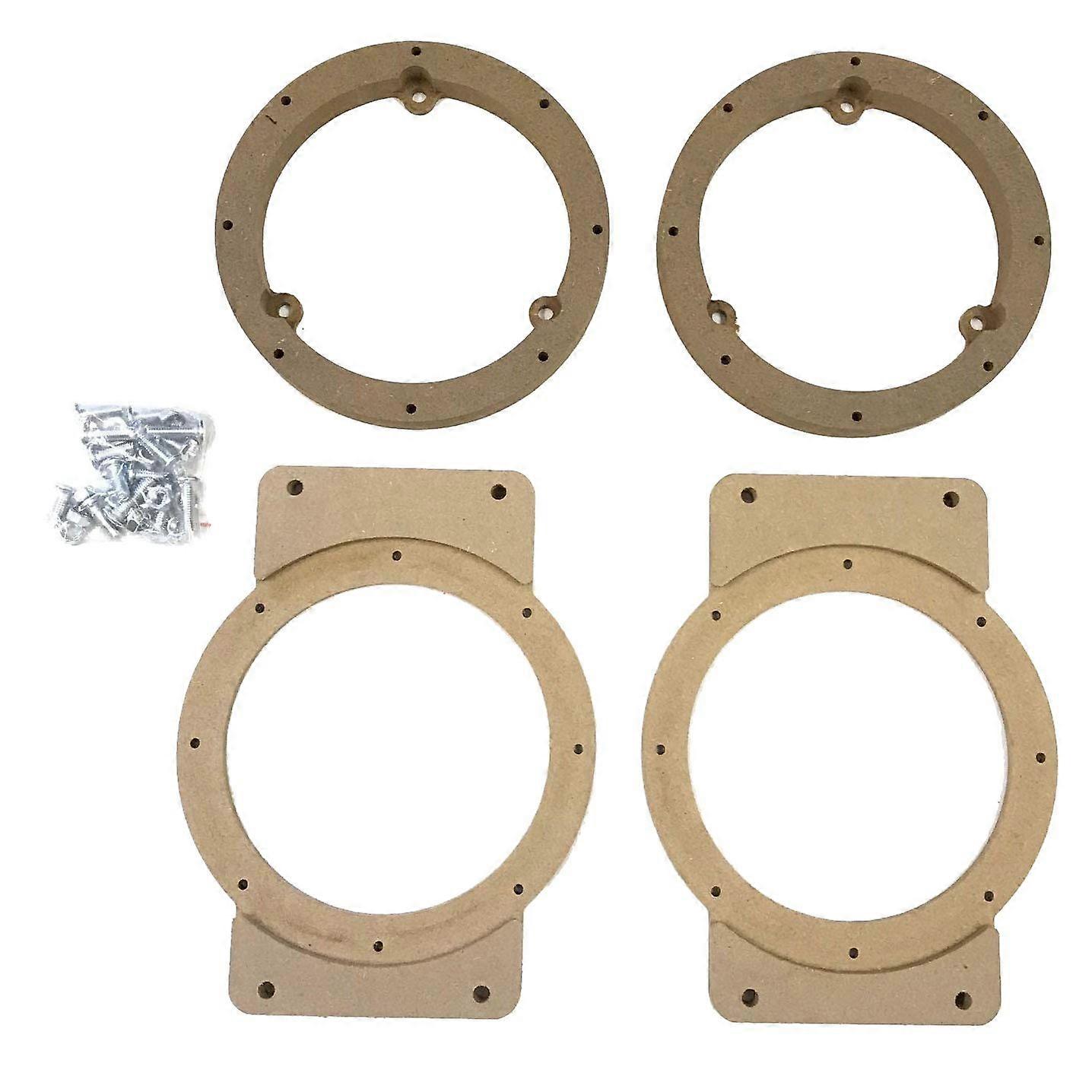 Car Speaker Wooden Speaker Mounts for Jimny JB64 JB74 2018-2020 Car Audio Horn Refit Rings Mat Moun