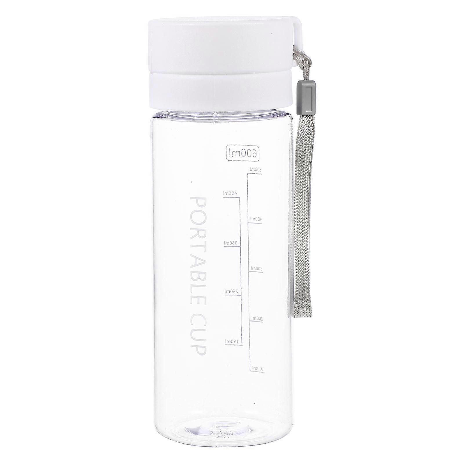 Portable Water Bottle with for Home Use Large Capacity 32 oz White AS Material