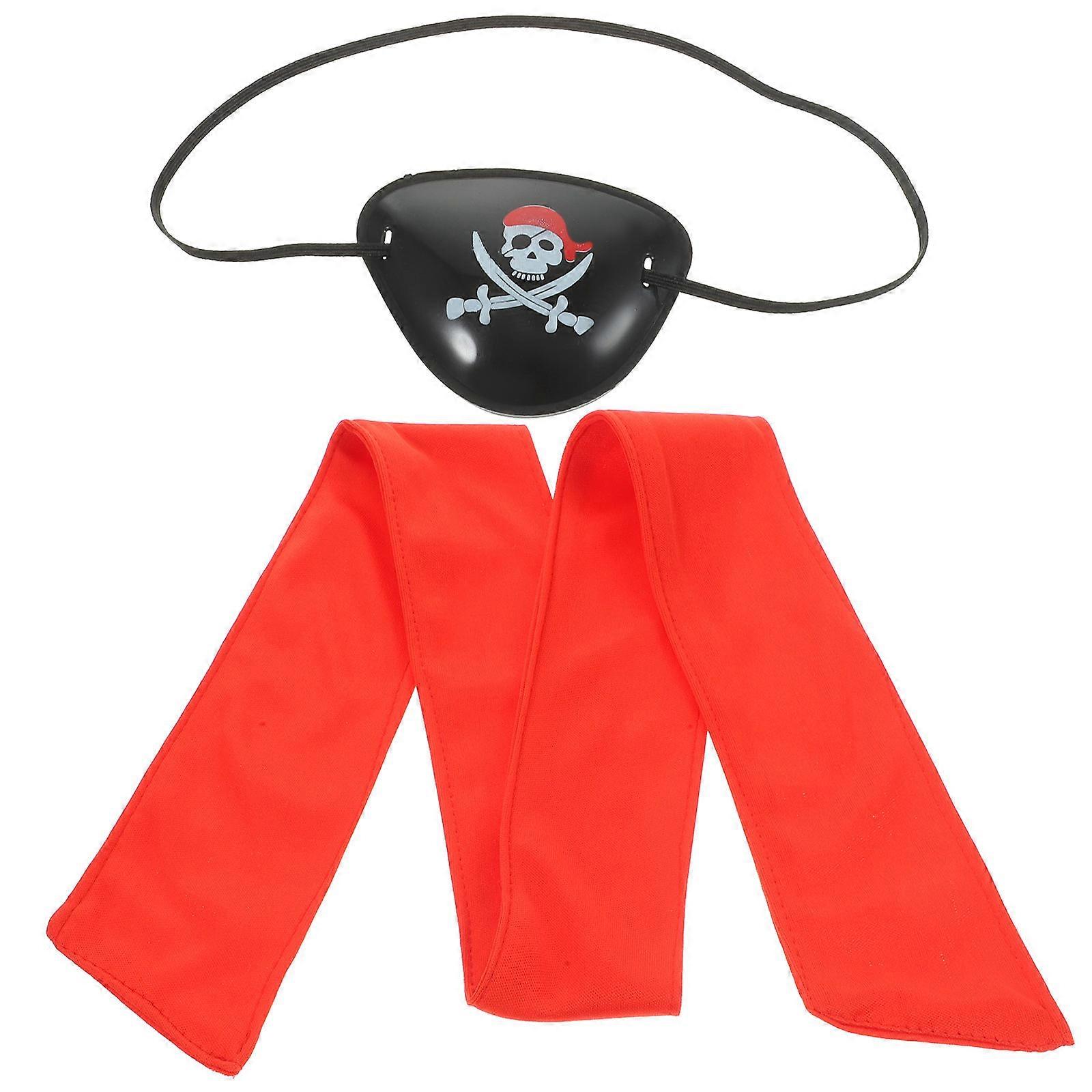 Pirate Fancy Dress Prop For Halloween Cosplay Event Stage Uses Plastic 1Set