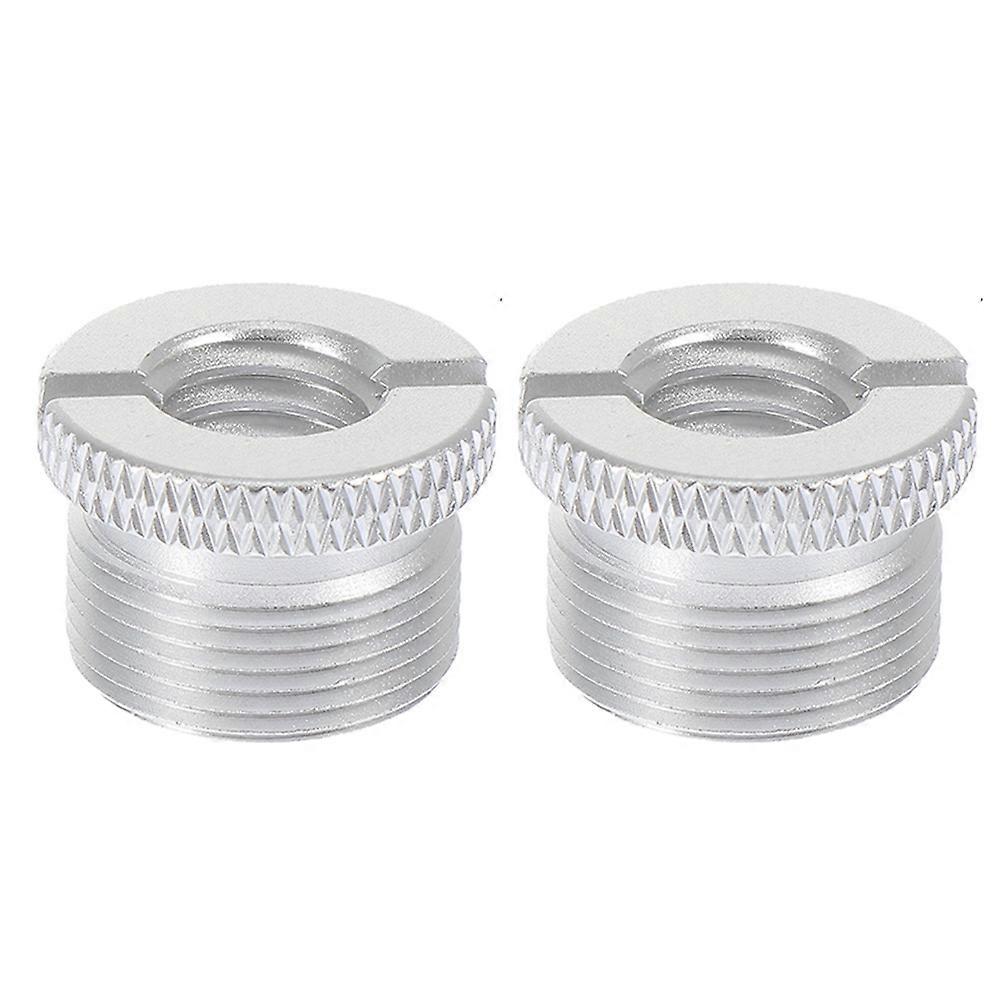 Microphone Stand Adapter Nut Mic Stand Thread Adapter 2Pcs Aluminum