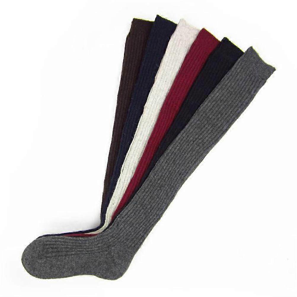 Warm Wool Stocking for Women Thickened Winter Socks Grey