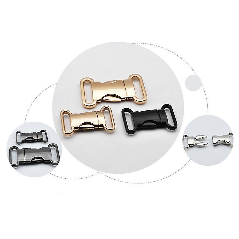 Side Release Buckles Durable Alloy Buckle for Lock Use 2Pcs