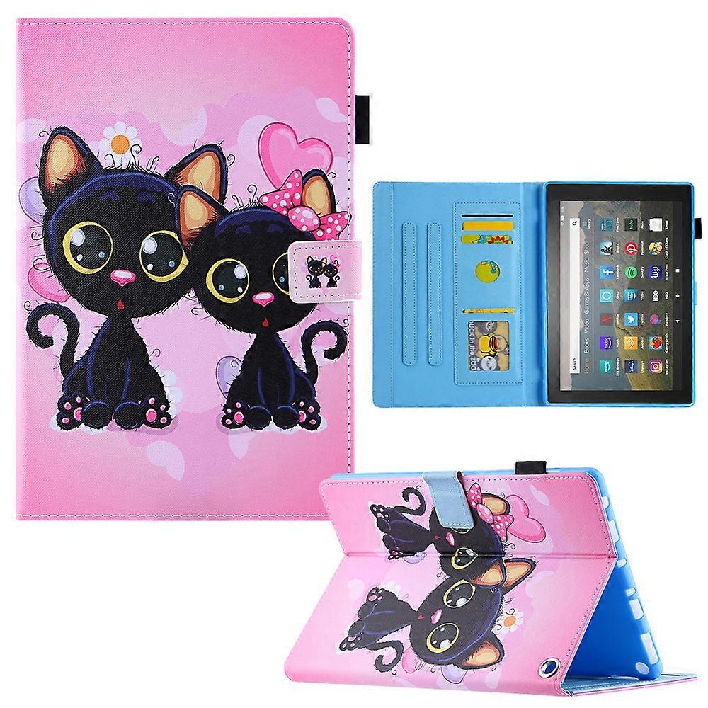Suitable for Amazon HD10 2021 2017 protective case fire 7 inch 2022 HD8PLUS2020 leather case