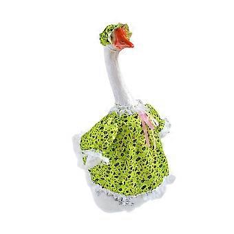 Geese Halloween Porch Ornaments Autumn Home Seasonal Decorative Display Patios Statue Decoration  yellow
