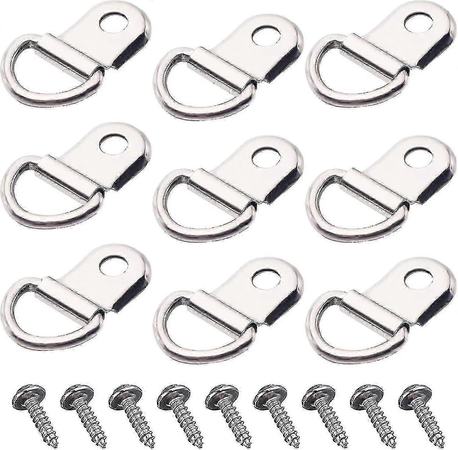 2025 D Ring Picture Hook 100pcs - Heavy Duty Picture Frame Hardware Hook With Screw