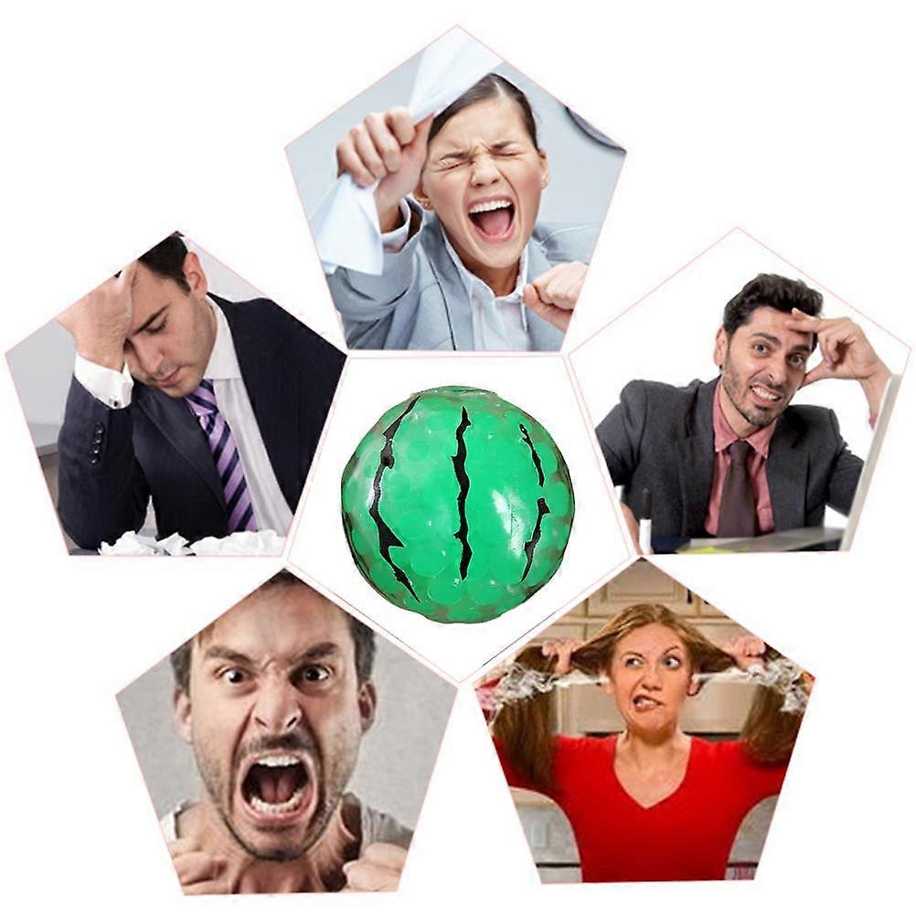 Mini Fruit Shape Stress Relief Ball 5cm Soft Green Rubber