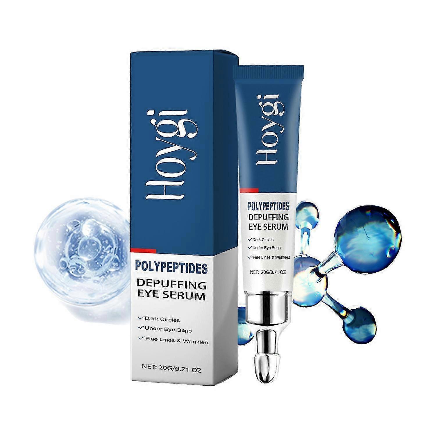 1-6x HOYGI Depuffing Eye Serum 20g Eye Treatment Balm for Puffiness & Wrinkles Fine Lines