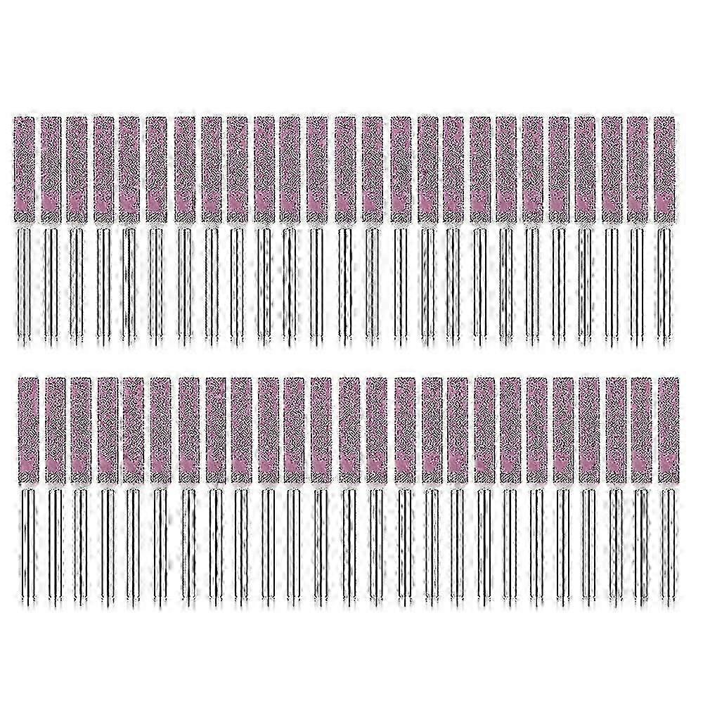 50 stycken Burr Slipsten Fil, Polering Slipverktyg Slipbitar för motorsåg Sharpener, 0. f74