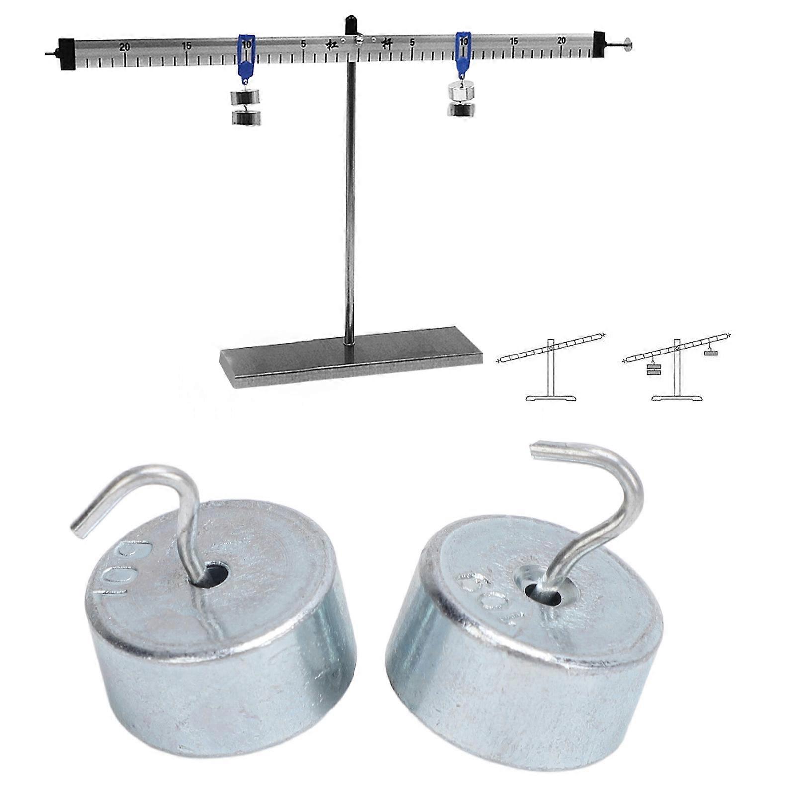 2pcs 10g Chrome Plated Steel Double Hook Weights with Case