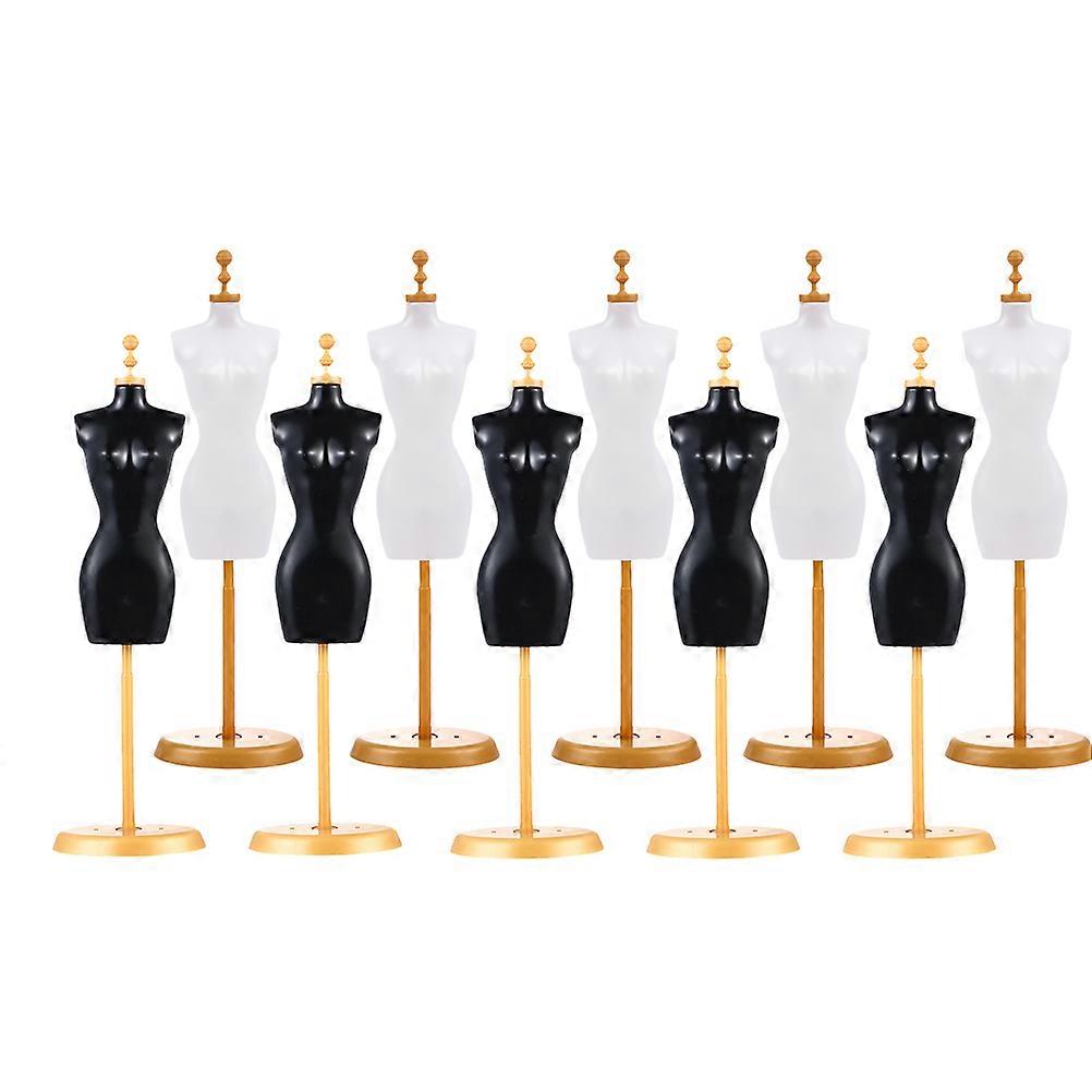 Mini Doll Model Racks for Doll Dress Display Holders 10Pcs Sturdy and Safe