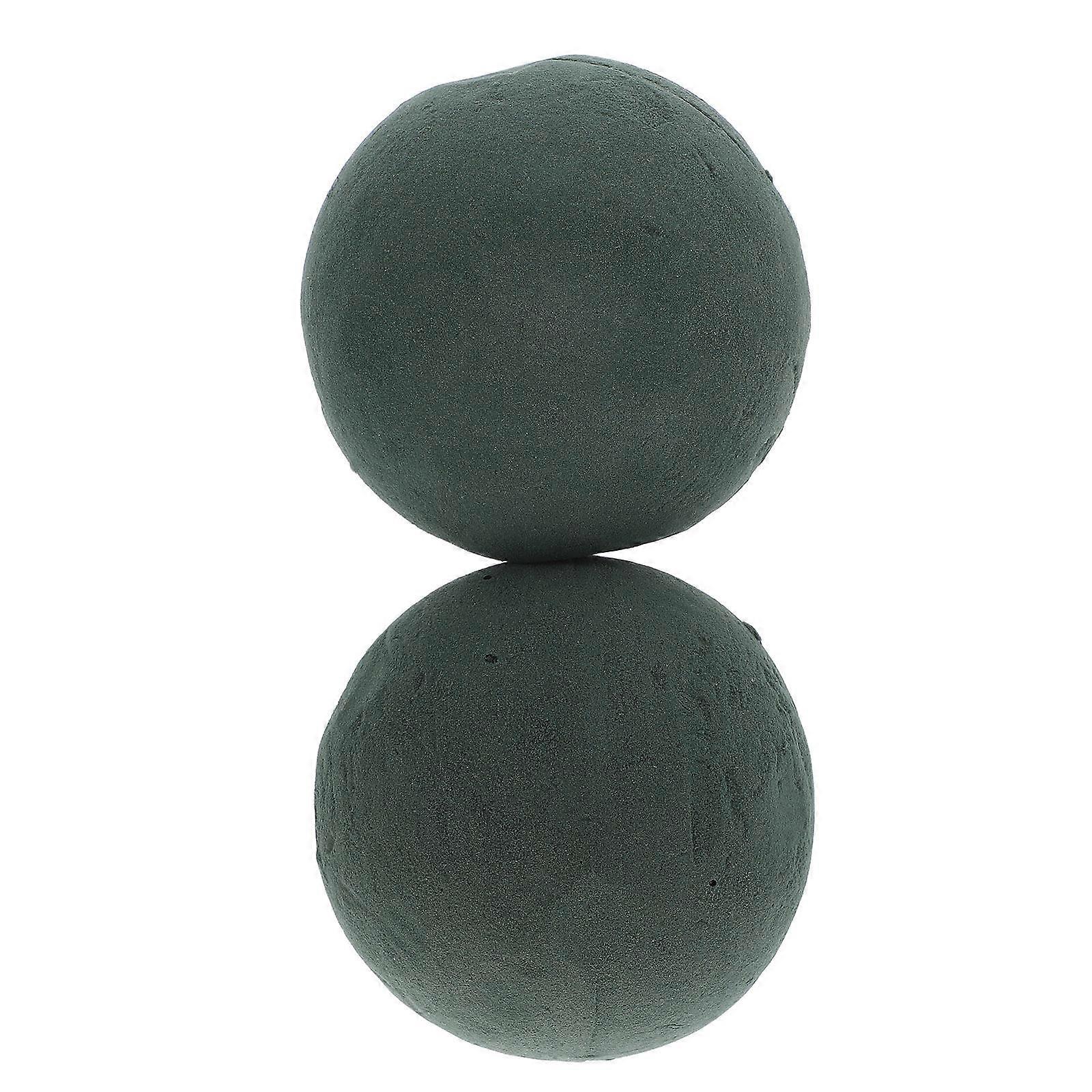Floral Foam Sphere Blocks for Wedding Flower Arrangements 4Pcs Green