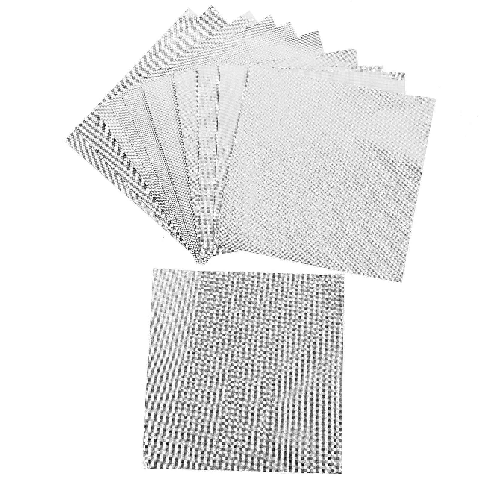 Chocolate Wrapping Foil Square Sheets for Candies Silver Aluminum Food Wrapping 200Pcs