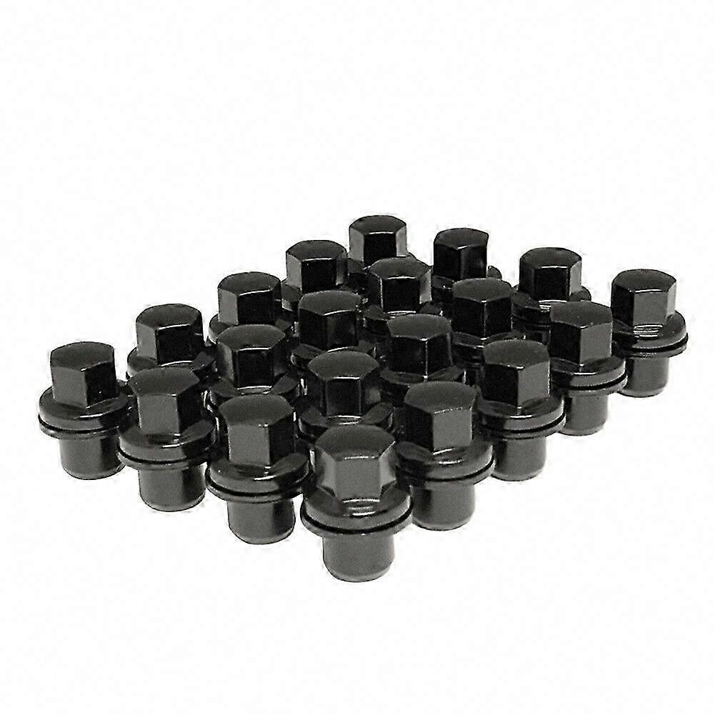 20X Black M14X1.5 Lug Nuts for Range Rover Sport HSE LR2 LR3 LR4