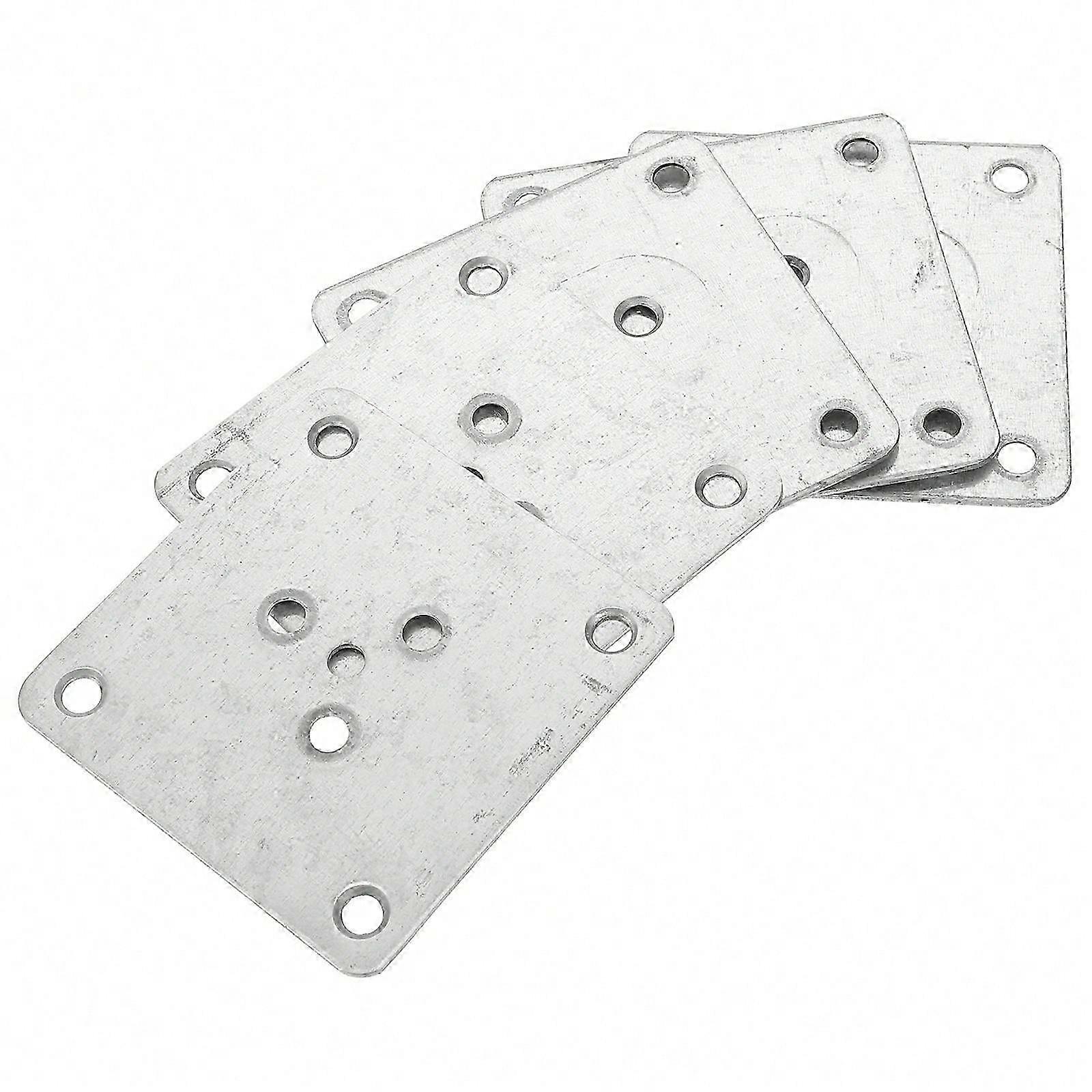 Table Leg Support Brackets Furniture Leg Mounting Hardware For Furniture Assembly 5Set Square Iron Stronger Wobble Prevention