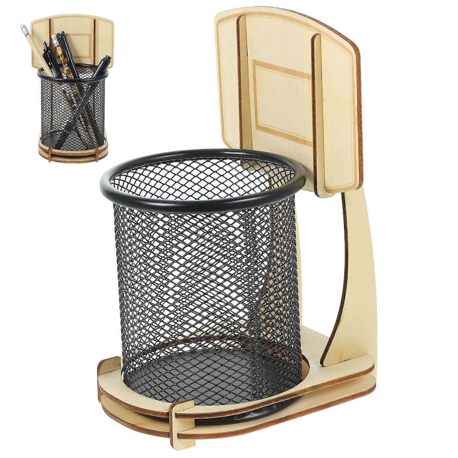 Office Pen Organizer Multi-function Pen Container Basketball Stand Pencil Holder Pen Supply