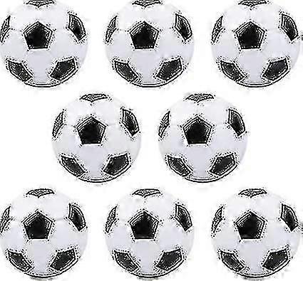 8 قطع 32 مم كرات كرة القدم ، كرات استبدال راتنج صديقة للبيئة للأطفال والكبار