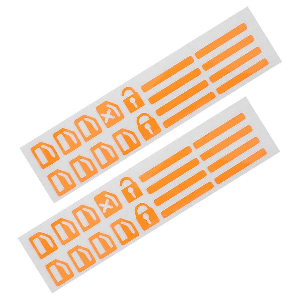 Luminous Switch Sticker for Car Window Door Panel Glow in Dark 10Pcs