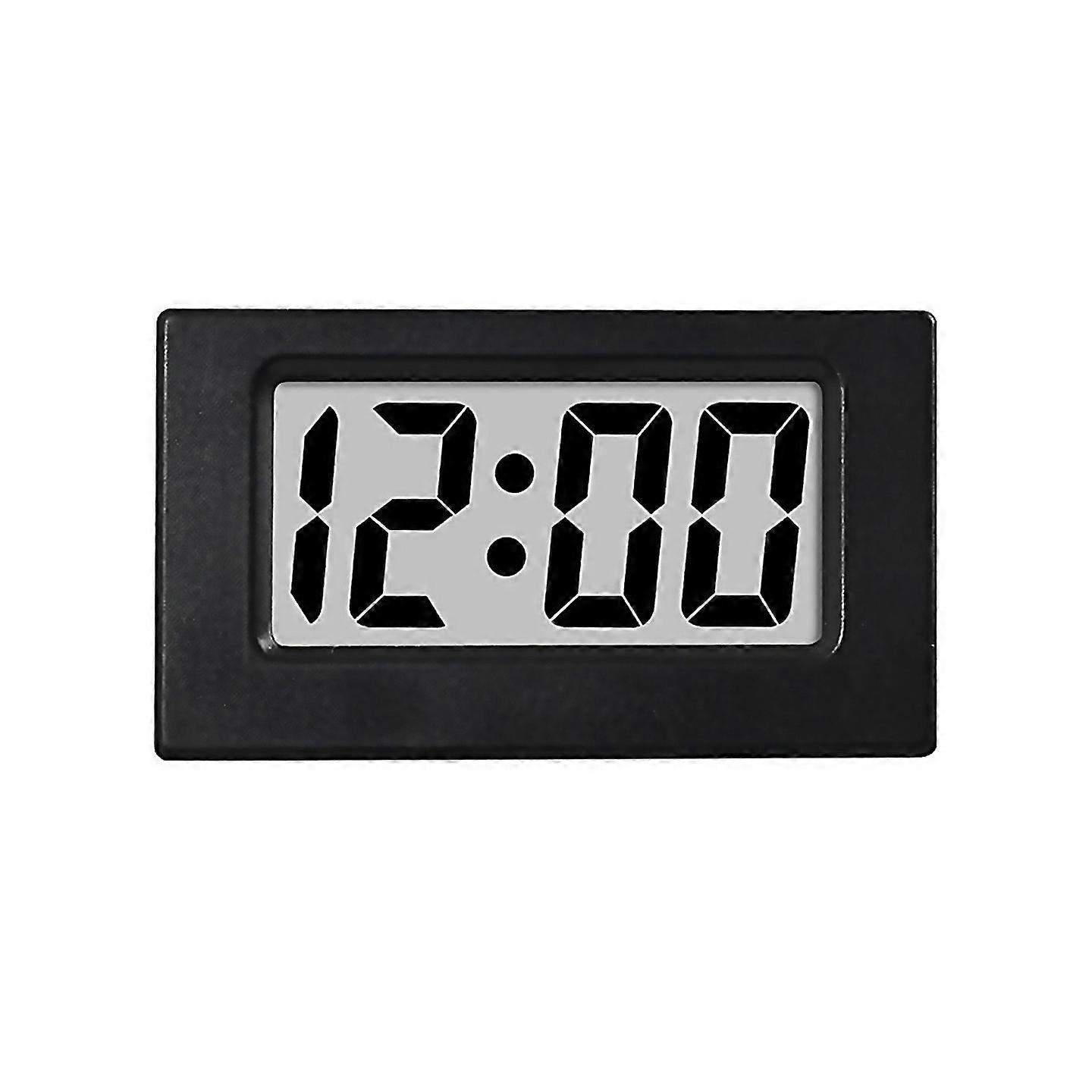 For Mini Clock Led Screen Lectronic Digital Alarm Desktop Clock Black
