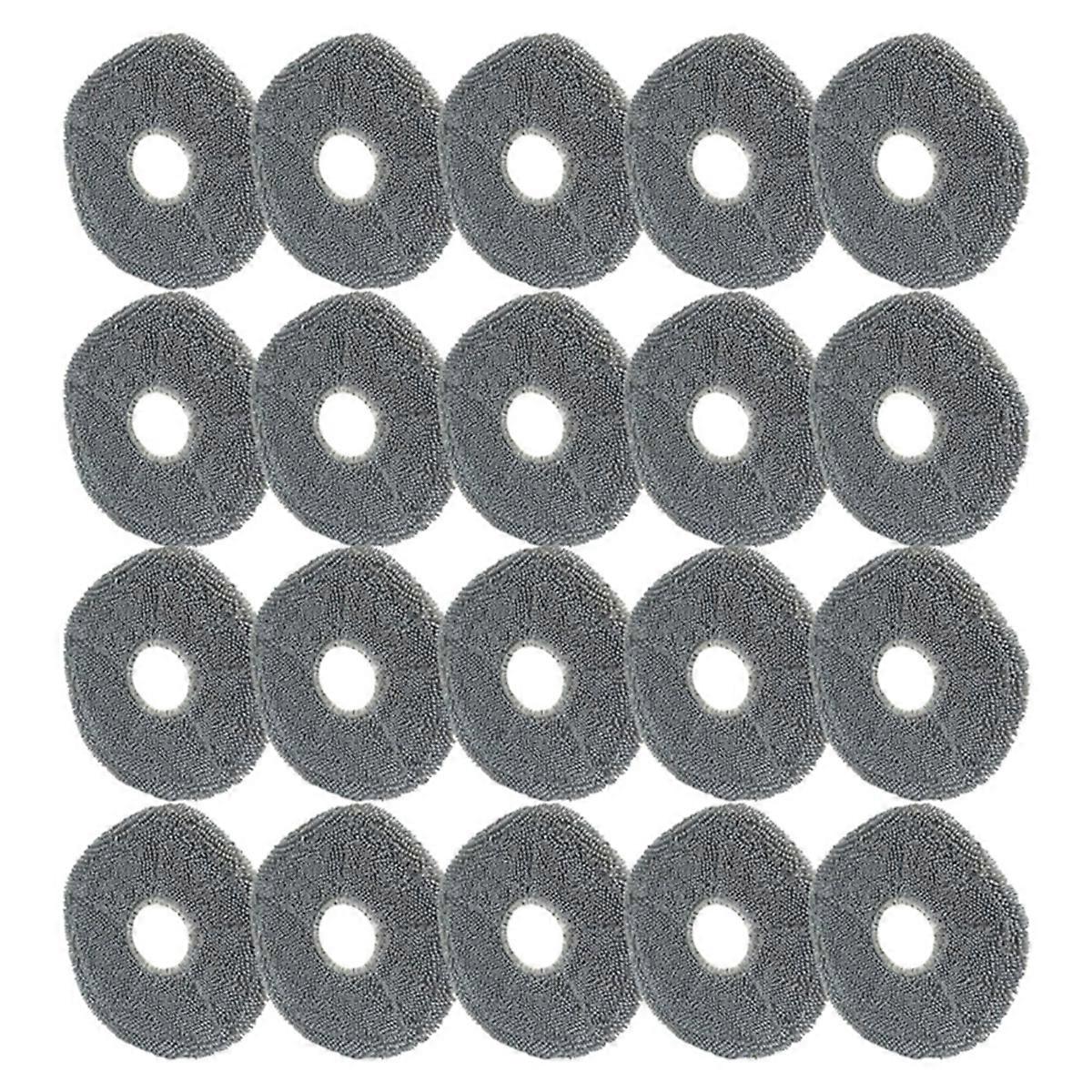 20PCS Mop Cloth For X9Pro Sweeping Robot Vacuum Ground