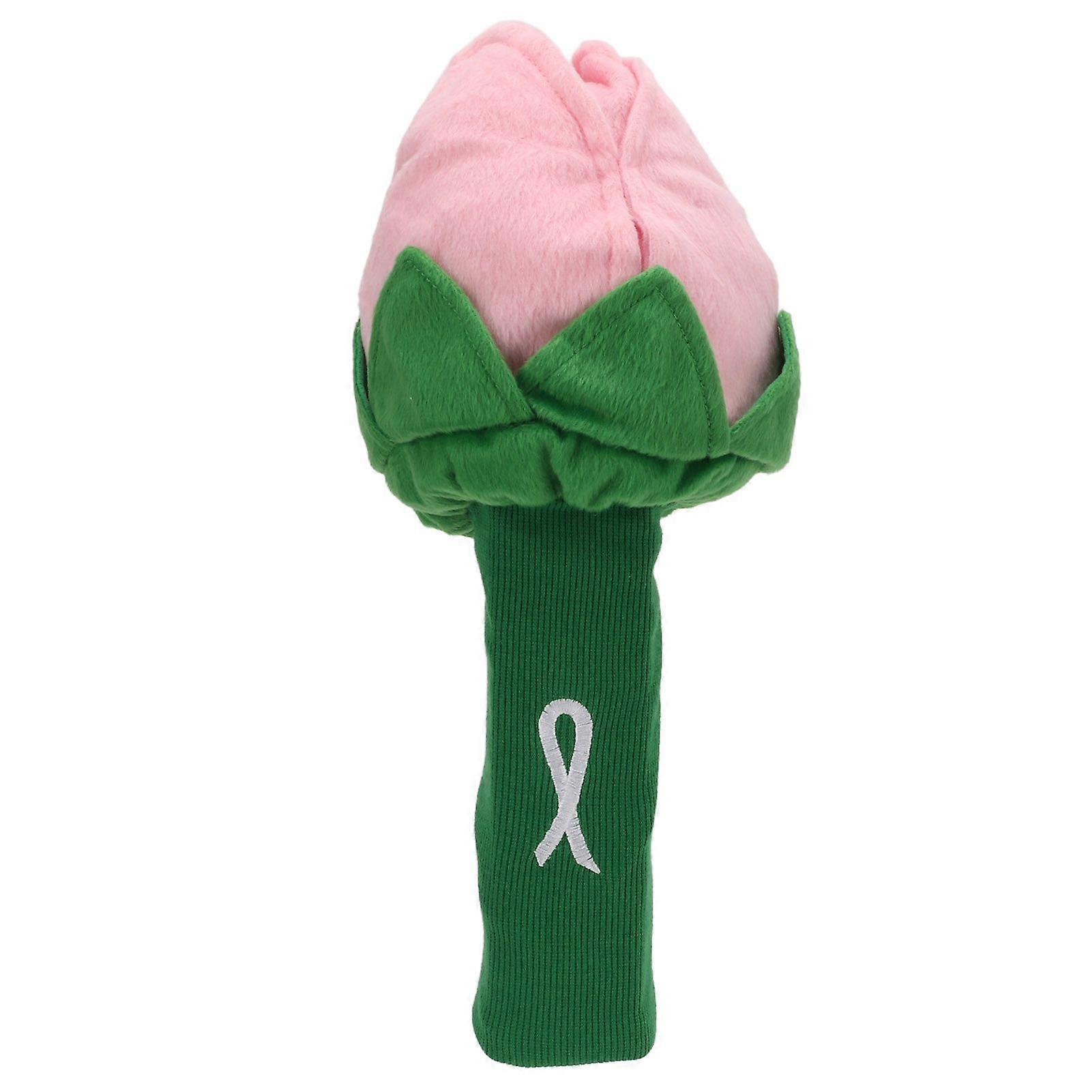Rose Golf Head Cover Plush Flower Golf Club Headcover Home Decoration for Course