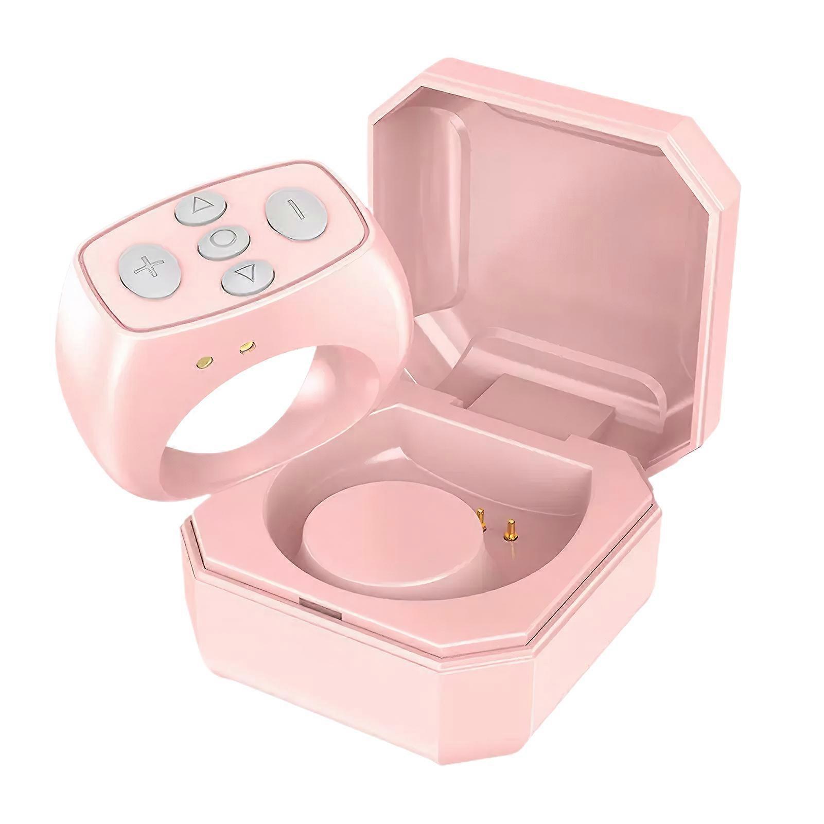 Page Turning Remote Control Slide/Turn Pages Effortlessly Camera Remote Shutter Remote Photographing pink