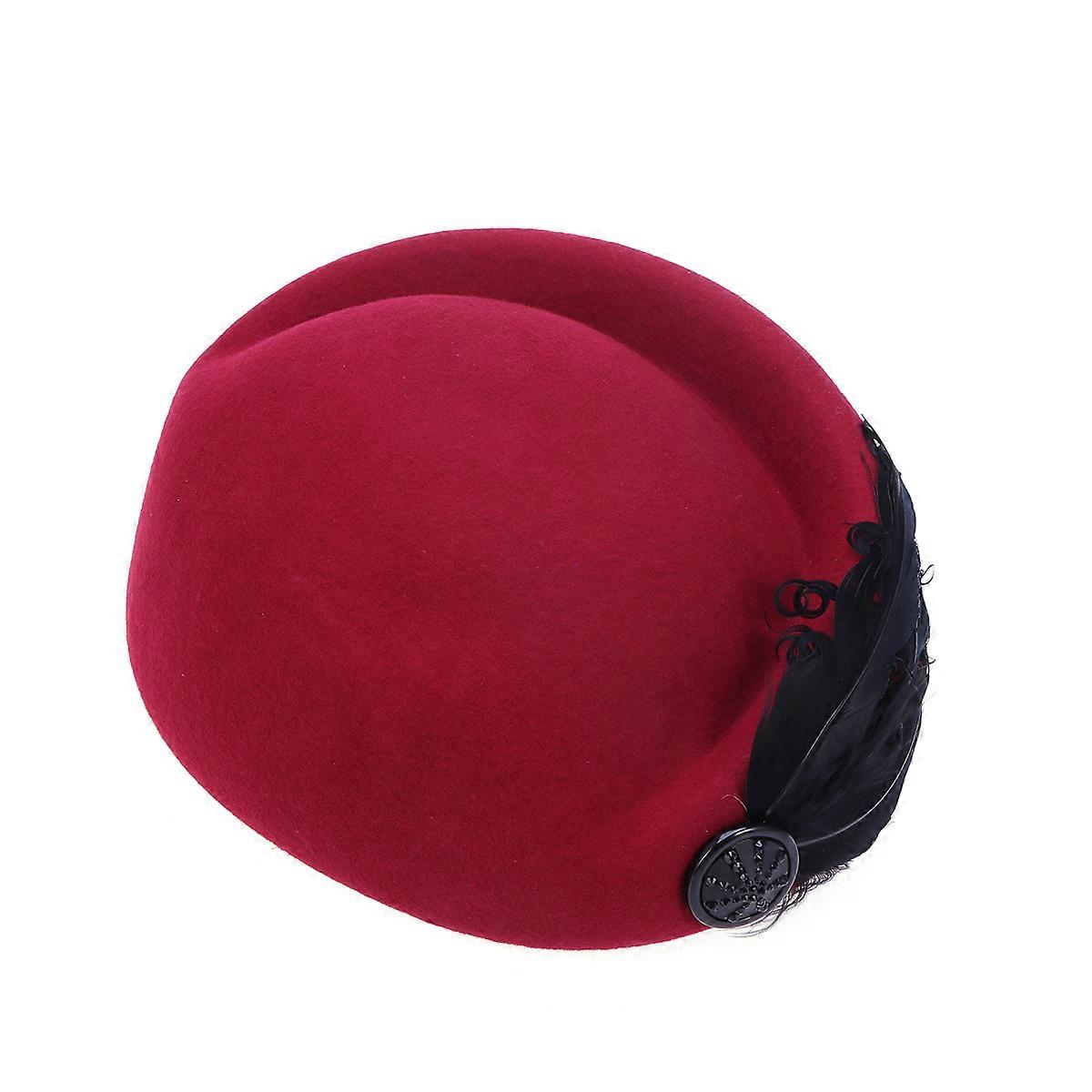 Air Stewardess Hat Stewardess Cap for Costume Use 3Pcs Set