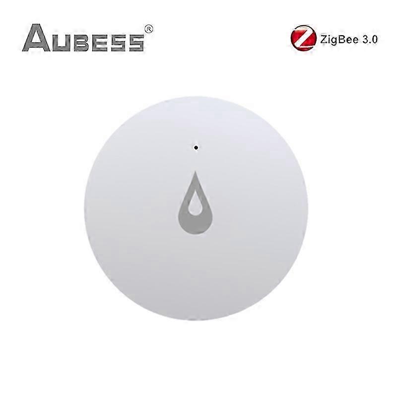 CORUI Mini ZigBee 3.0 Water Leak Detector with Tuya Smart Home Alarm for Alexa Integration