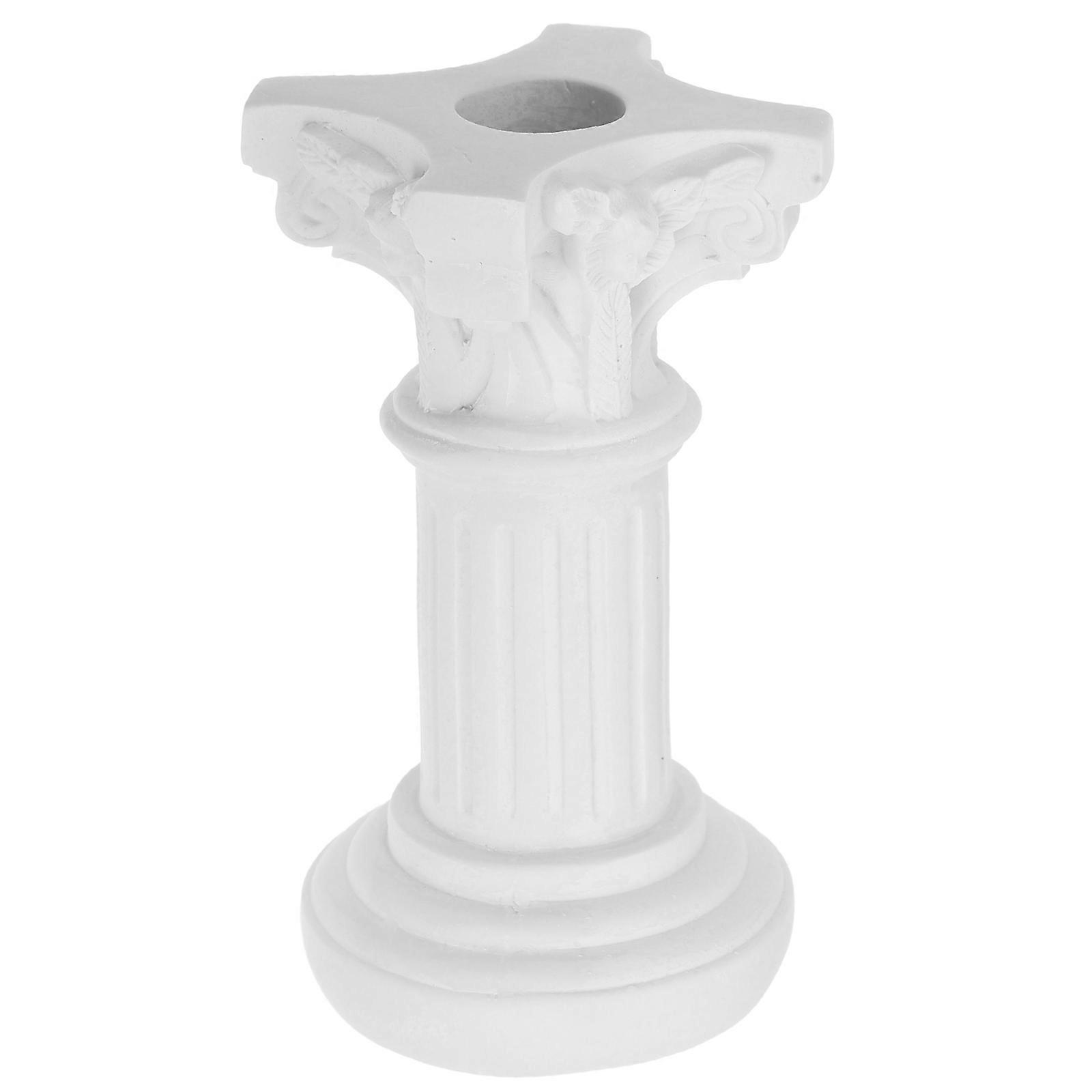 Roman Pillar Resin Statue Decoration for 2Pcs Mini Table Display