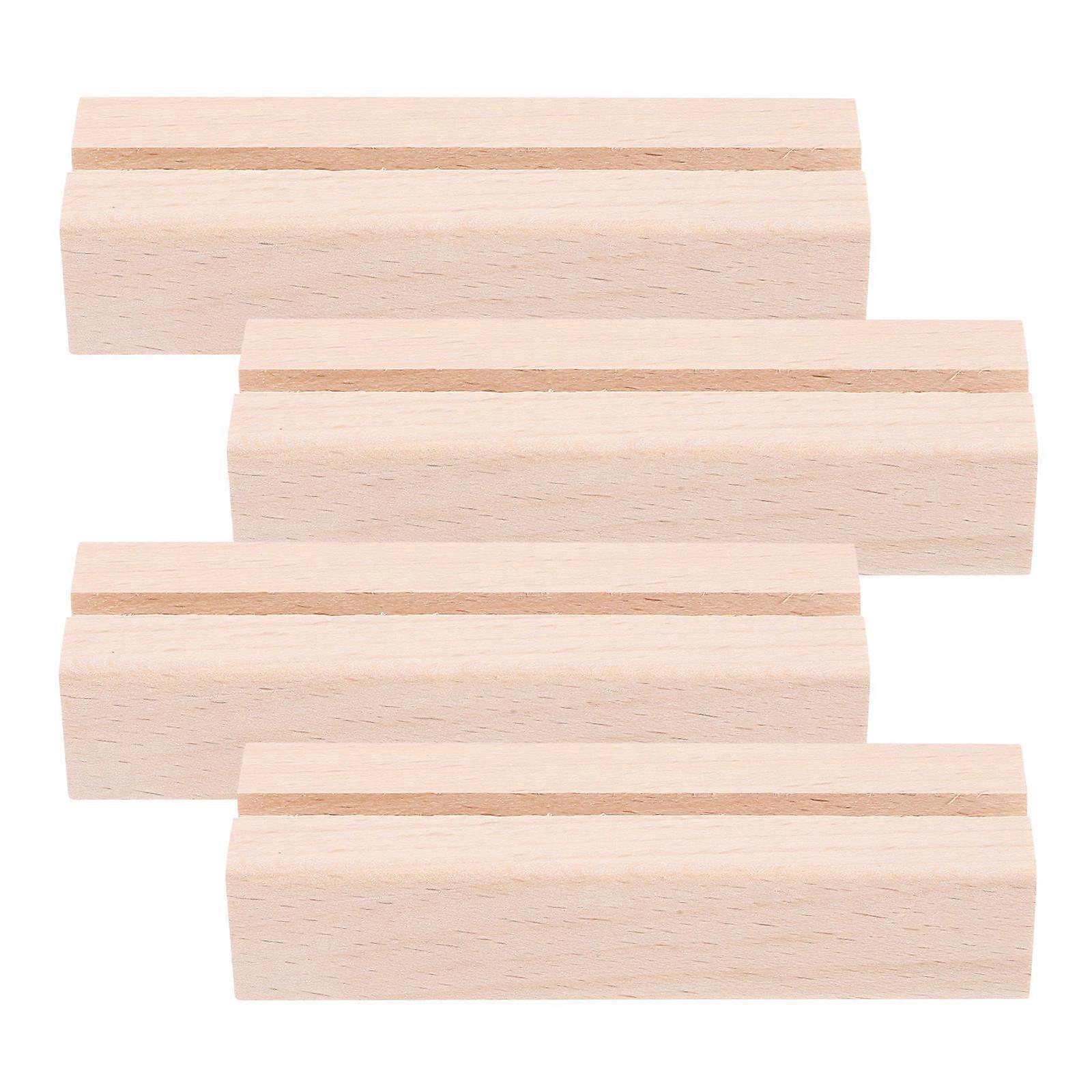 Wooden Card Holders for Tabletop Display 16Pcs Set for Decoration