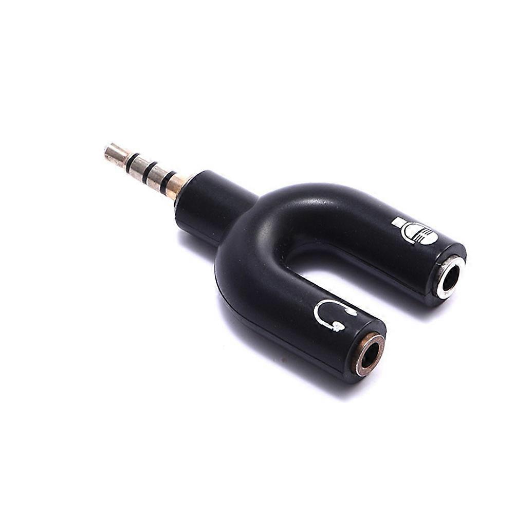Earphone Audio Earphone Y Splitter Cable Head for Converting Signal Use 2Pcs