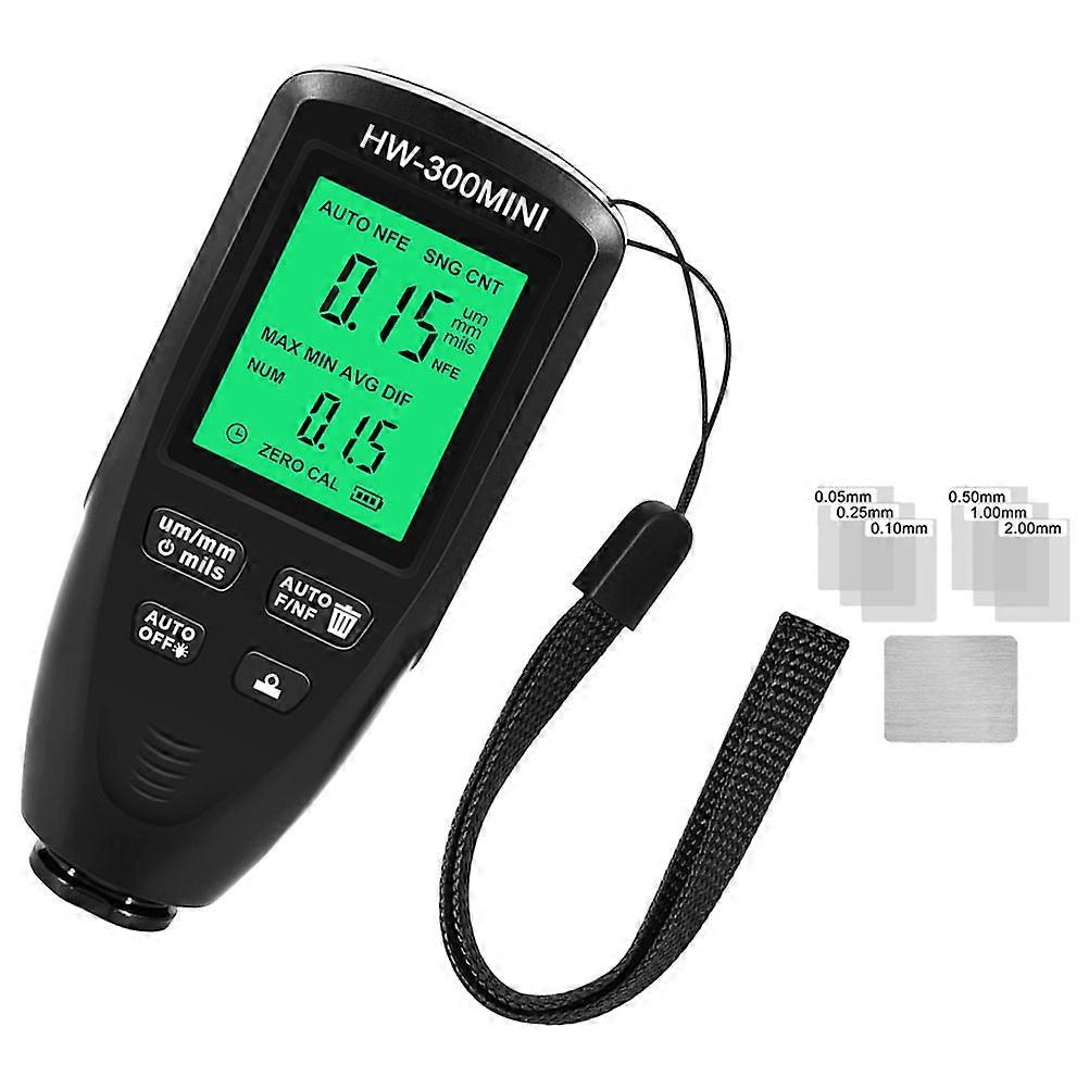 Gauge Digital Meter for Automotive Laboratory Workshop Outdoor Abs Material Automatic Substrate Detection 1Set