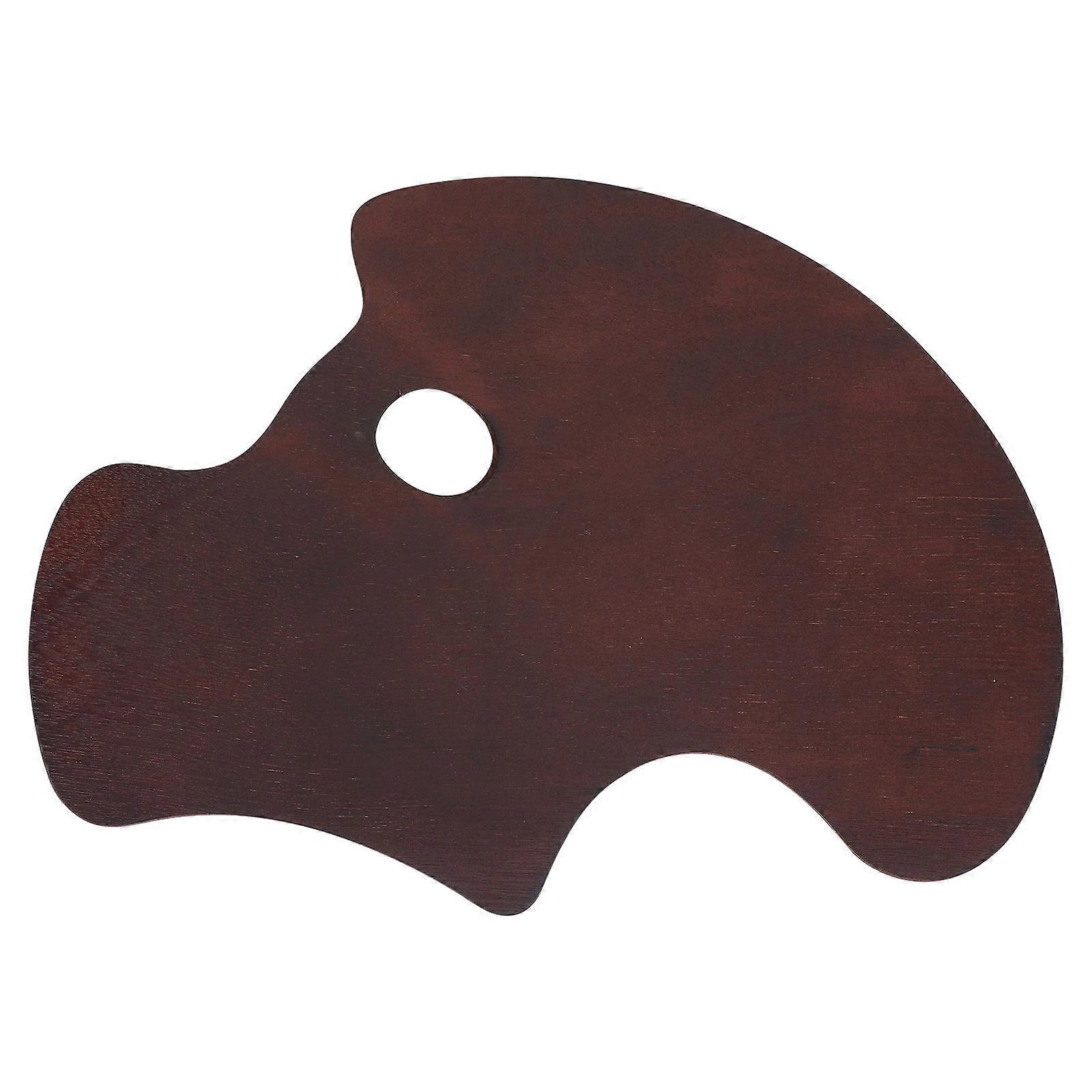 Color Mixing Tools Wooden Painting Tray for Painting 2Pcs Practical Use