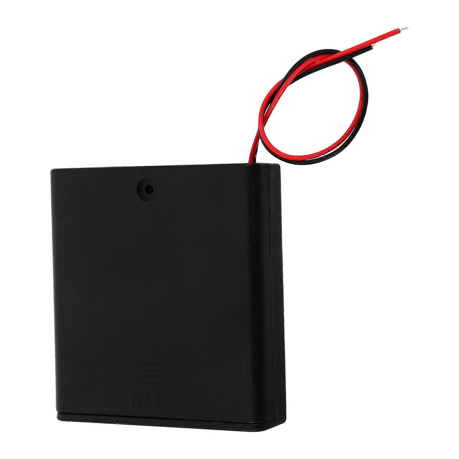 Aa Battery Compartment Model Building Plastic Small Battery Box 2.7X2.5X0.7In Diy Compatibility 1Set