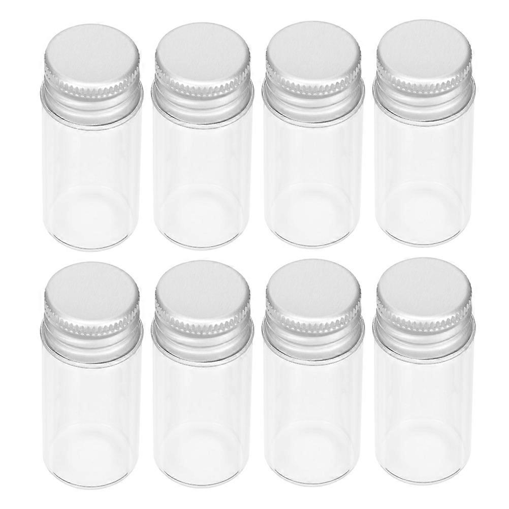 Mini Glass Bottles Portable Storage with Screw Caps 96Pcs for Liquids