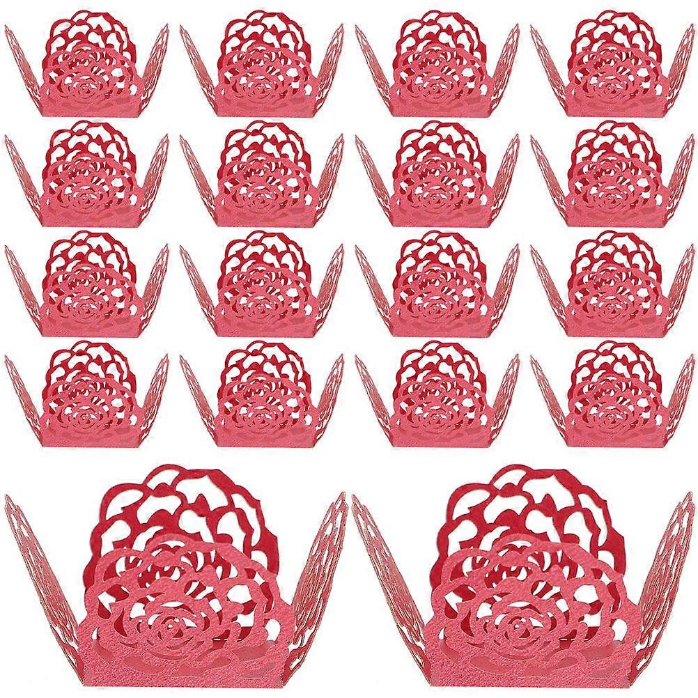 Chocolate Paper Wrappers for Party Use Hollow-Out 200Pcs