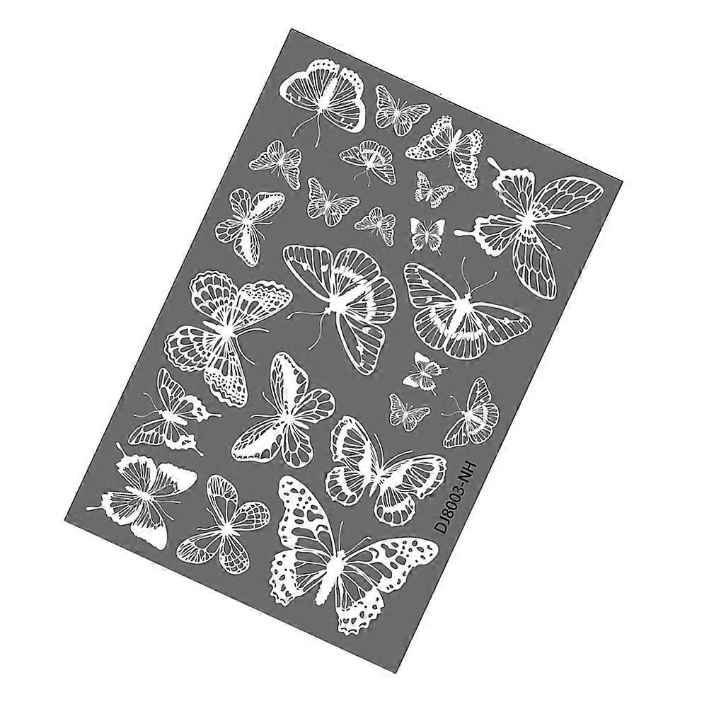 Modern Static Window Clings PVC Stickers For Office Decoration Rectangular Shape Decorative Effects 2 Sets