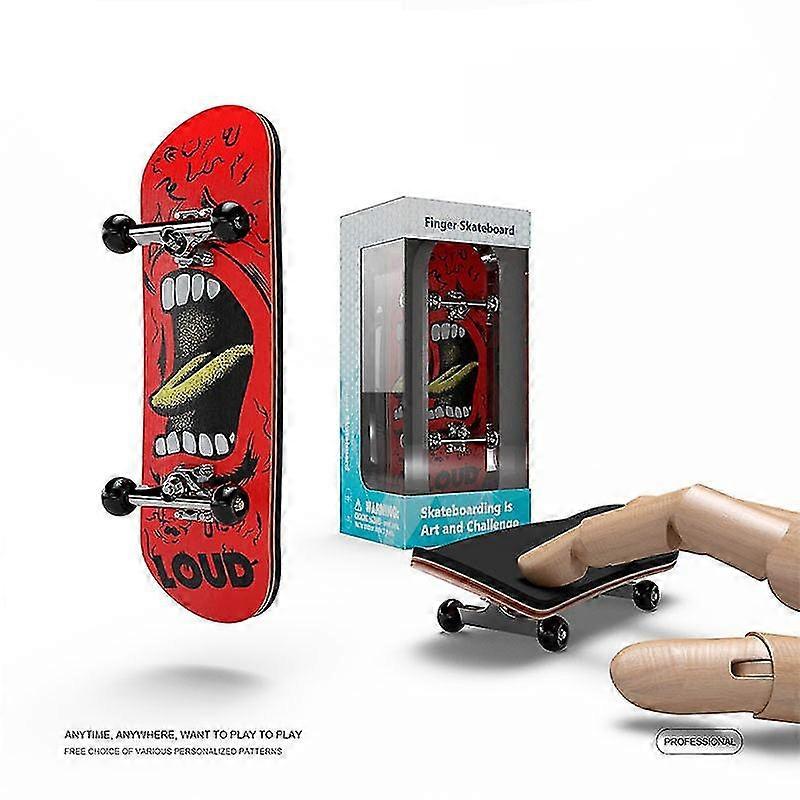 2025 סט שלם של לוחות אצבע מעץ מייפל 5 שכבות, גלגלי מיסב מעץ סגסוגת, משאית אצבע, לוח סקייטבורד מיני, צעצועי ילדים