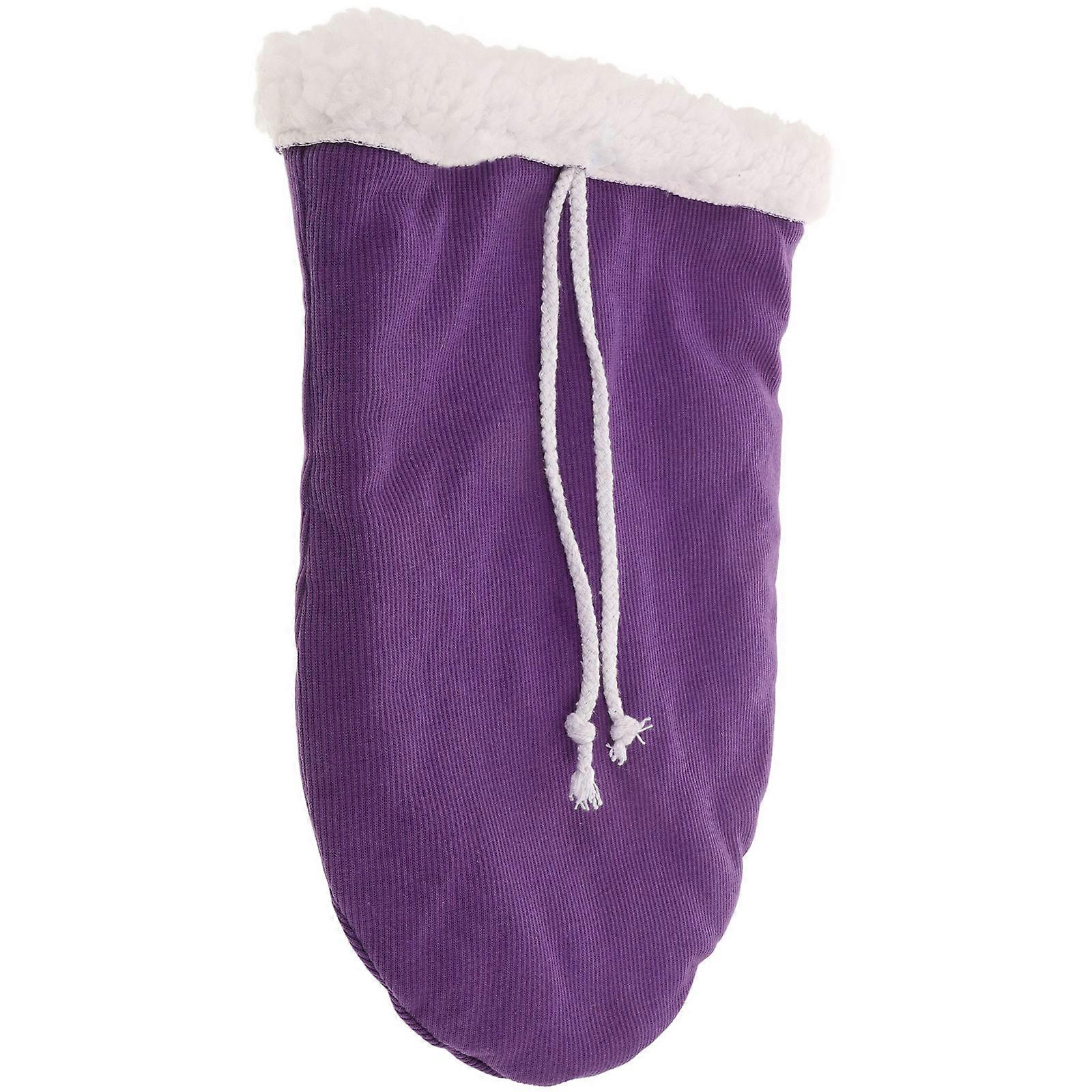 Flannel Leg Cast Cover Adjustable Drawstring 5Pcs for Foot Warmth