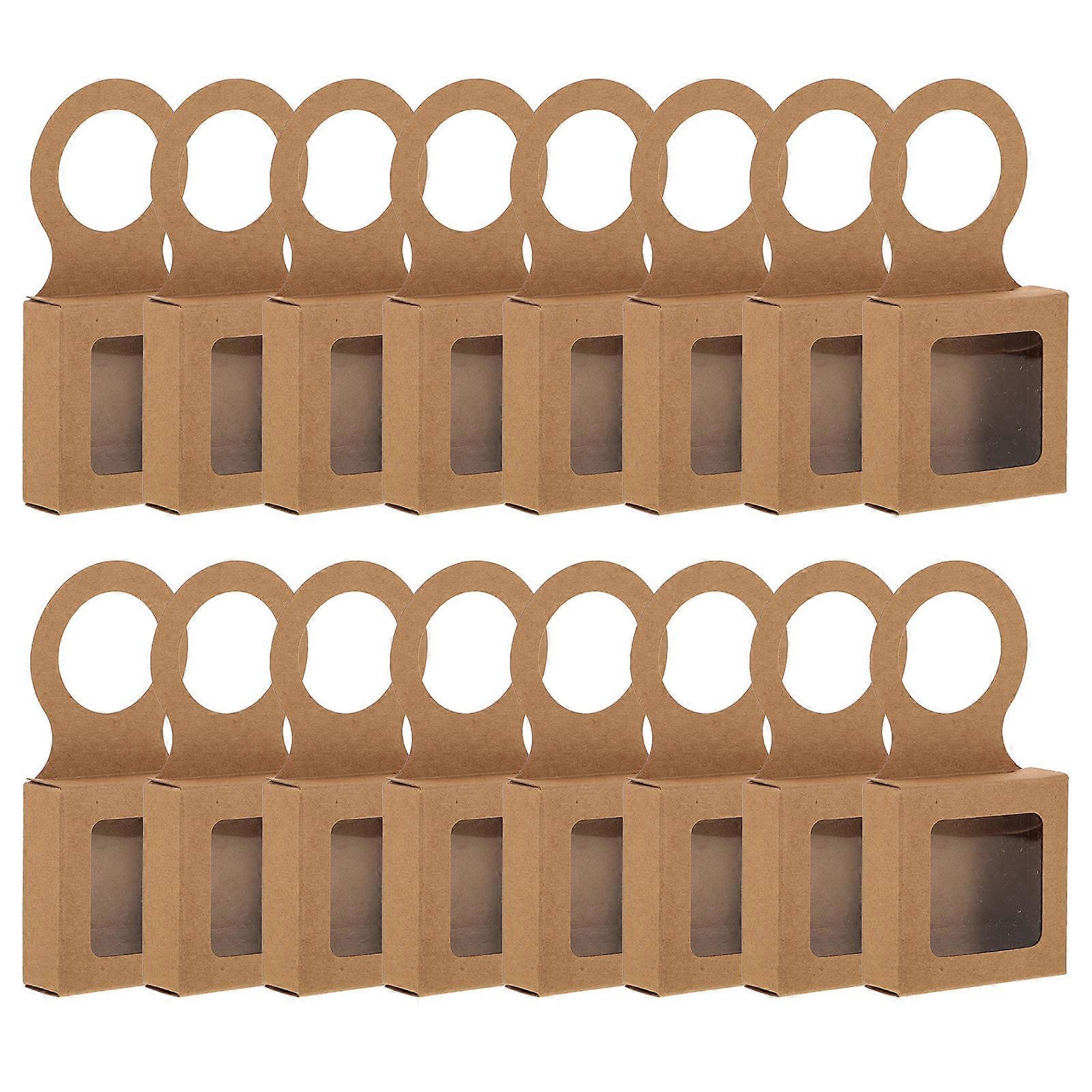Hanging Gift Box 25Pcs Multipurpose Kraft Paper Storage Solution For Individuals