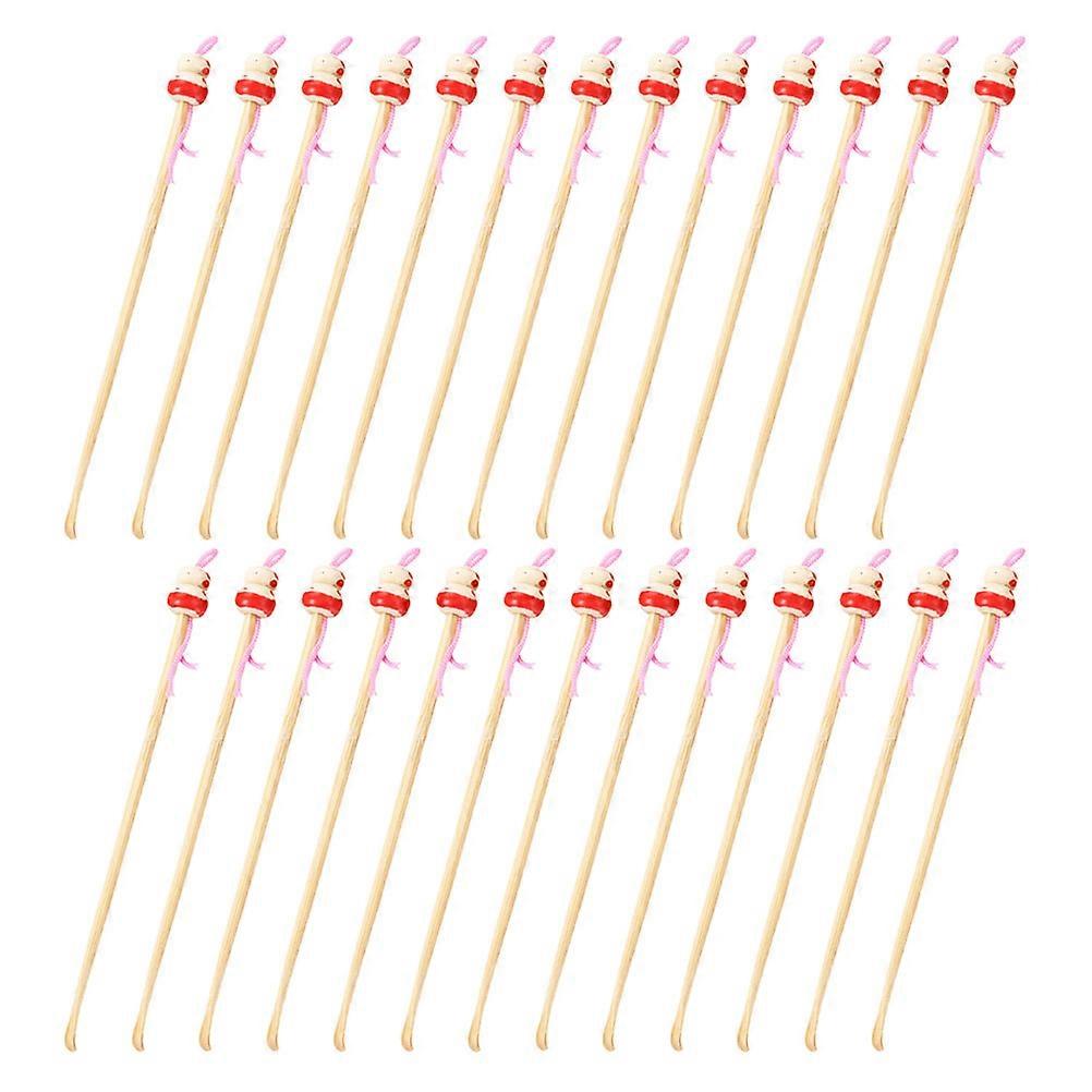 Multi-Function Ear Cleaning Tool 300 Pcs Bamboo Ear Spoons For Personal Hygiene Non-Slip Easy To Use Ear Wax Removing Tool