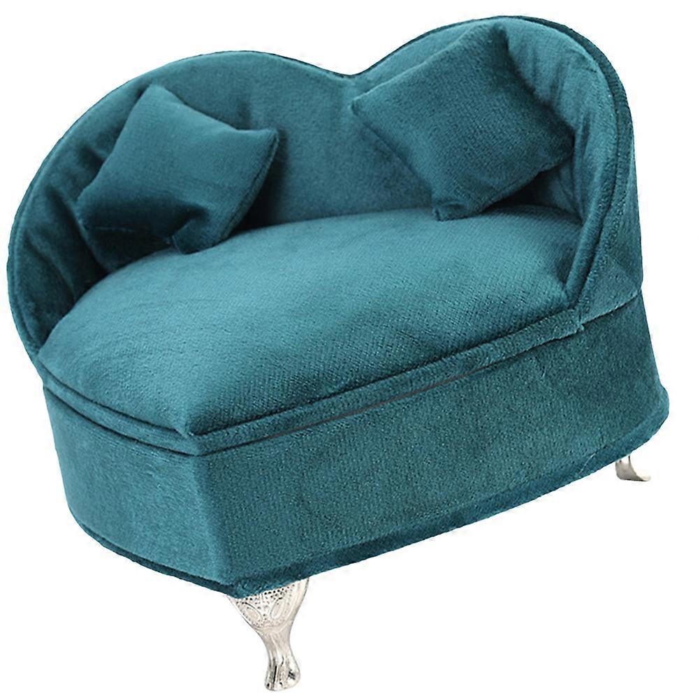 Earring Jewelry Organizer 3Pcs Sofa Shaped Travel Case For Color With Storage Function