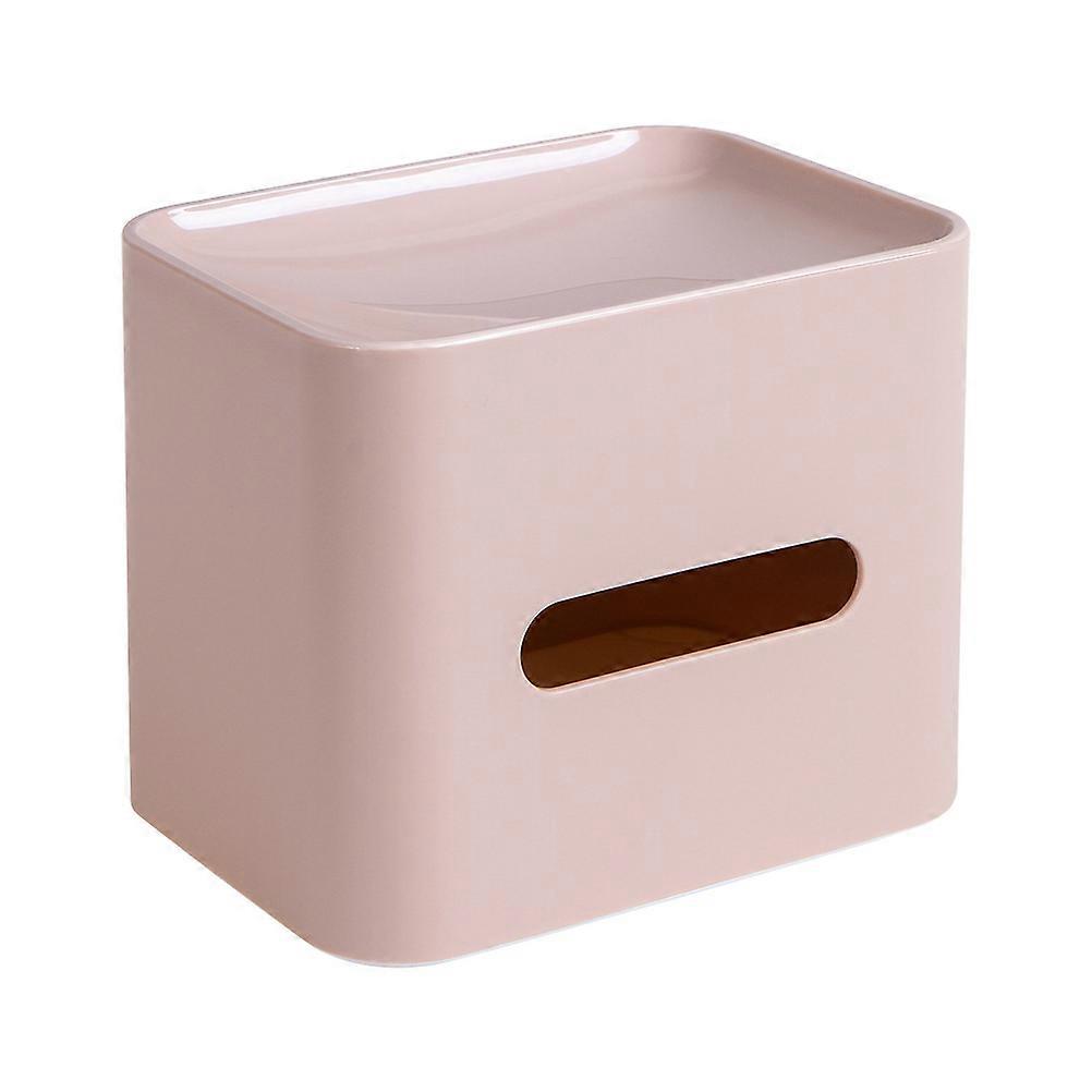 Tissue Box Modern Cubic Napkin Storage Container for Home 3Pcs Pink