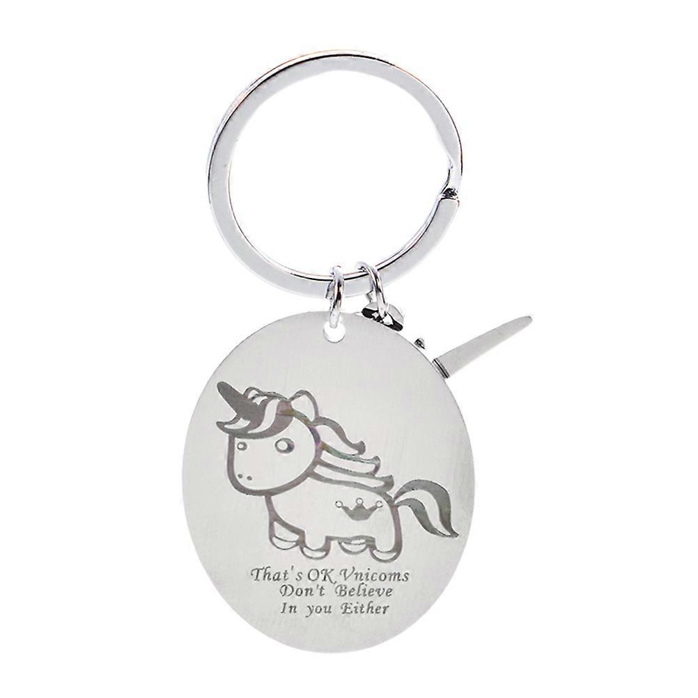 Unicorn Keyring Bag Pendant for Decoration 2Pcs