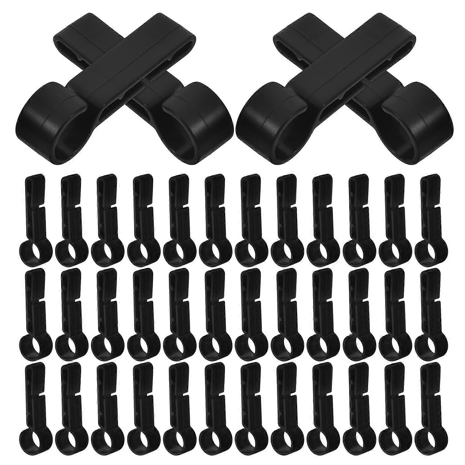 Plastic Headlamp Clips for Hard Hat Use 400Pcs Secure Fastening Accessories