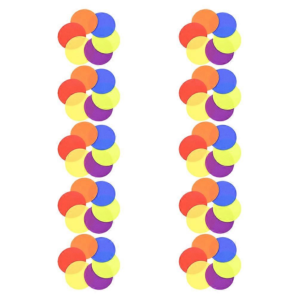 Carpet Spot Markers for Classroom Use 180Pcs Assorted Color Polyester