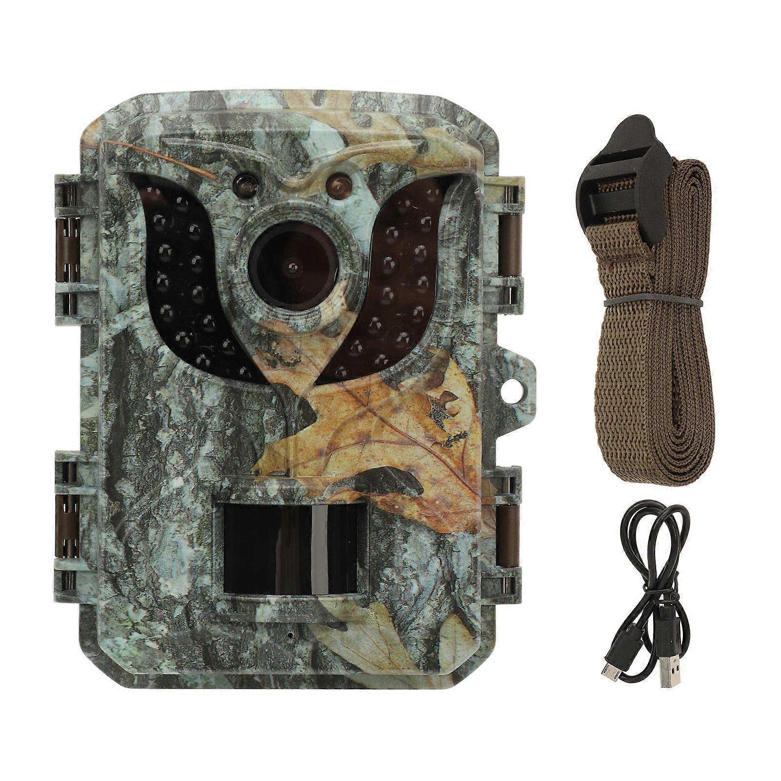 1080P Trail Camera with Night Vision IP66 2.0 In Screen Motion Activated 0.2s Trigger Speed Infrared Camera for Outdoor Scouting