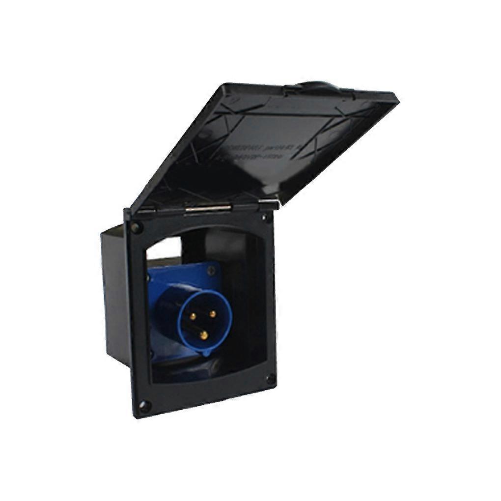 RV Socket Power Outlet Durable Flush Plug Electrical Equipment Trailer